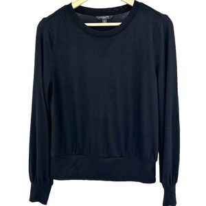 Banana Republic black lightweight knit casual sweater size medium